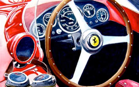 Maybe you would like to learn more about one of these? Automotive Artist Brings Ferrari and DeLorean Paintings to Life • Petrolicious