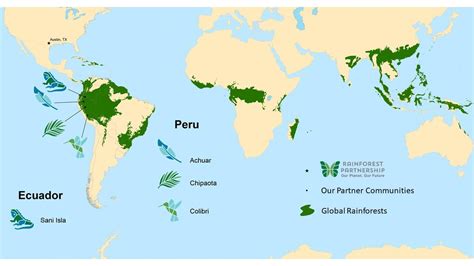 Tropical Rainforest Locations In The World