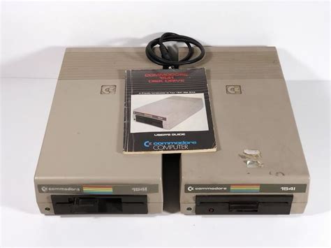 2 Commodore 1541 Disk Drives Commodore 64 Ebay Vintage