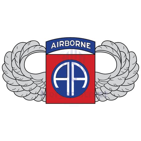 82nd Airborne Parachutist Badge Jump Wings Decal Car Truck Yeti 5 Ebay