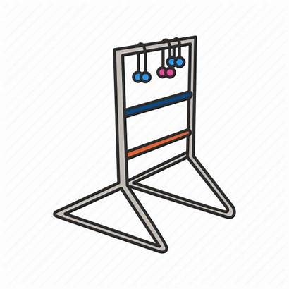 Ladder Clipart Ball Yard Games Clip Toss