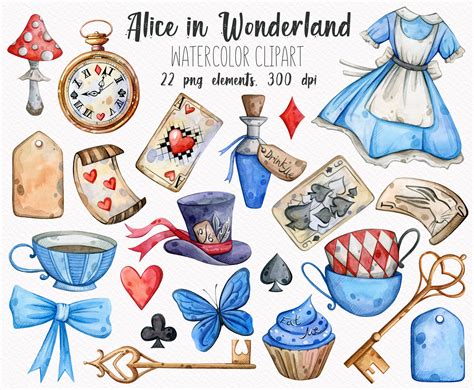 Alice Wonderland Clipart Tea Party Clip Art Printable Story My Xxx