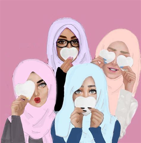 Gambar Kartun Muslimah Anime Girl Hijab Anime Wallpapers