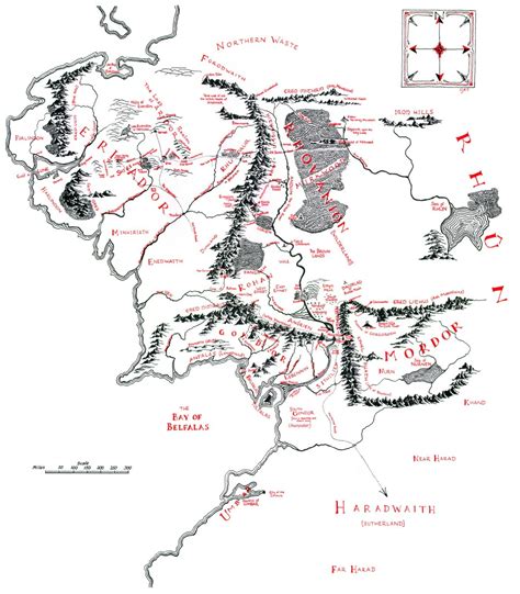 The Lord Of The Rings Most Accurate Map Of Arda Before Beleriand Was