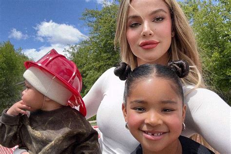 Khloé Kardashian Shares Rare Photo With Both Of Her Kids
