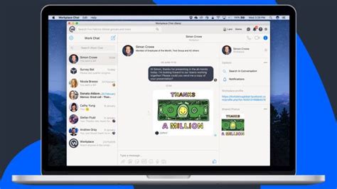 No webcam is required to see people. Facebook quietly launches Mac and PC Workplace Chat apps ...