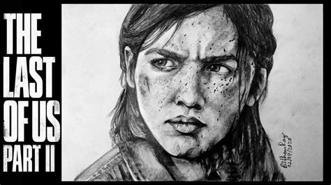 Drawing Ellie The Last Of Us Part Ii Pencil Sketch Youtube