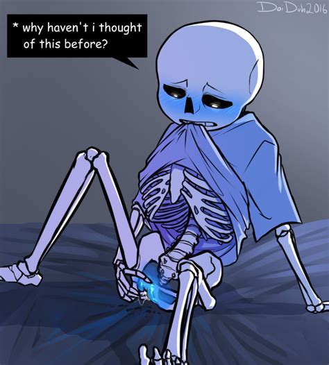 rule 34 2016 animated skeleton bed biting clothes biting shirt blue blush blue pussy blush