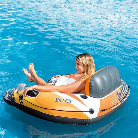 Intex Mega River Run Inflatable Floating Water Tube Green
