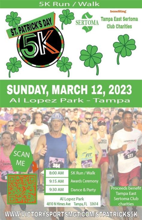 2023 St Patricks Day 5k Al Lopez Park Temple Terrace 12 March 2023