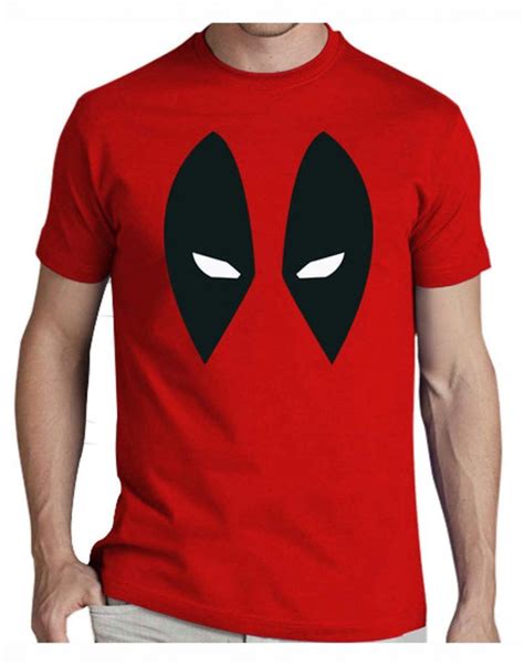Black Logo Red Deadpool T Shirt Ujackets Camisetas Personalizadas