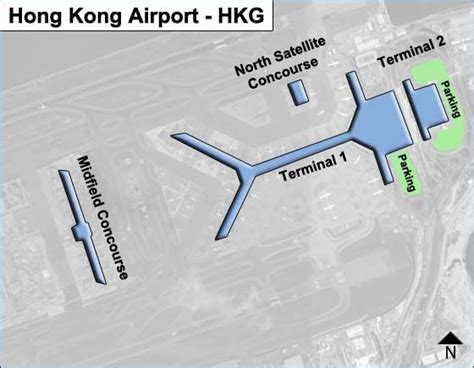 Hong Kong Hkg Airport Terminal Map