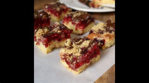 Streusel Framboises Chocolat Recette Youtube