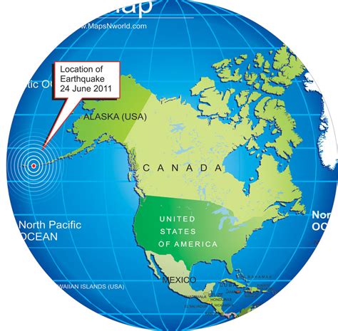 Alaska Earthquake Map Location
