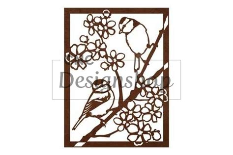 Birds Wall Art Dxf File For Cnc