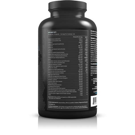 Vitamins are micronutrients which are required in very small amounts for specific physiologic processes. Legion Triumph Daily Multivitamin Supplement - Vitamins ...