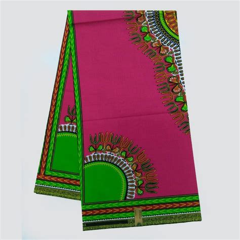 Tnhl Pink Green Dashiki Fabrics Wax Prints African Maxi Skirt