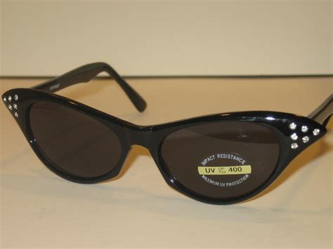 Rhinestone Cat Eye Wayfarer Vintage Style Sunglasses Ebay