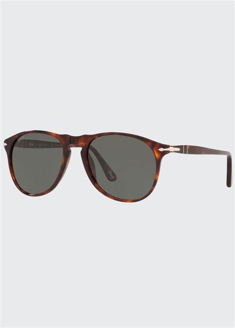 Persol Men S Polarized Aviator Acetate Sunglasses Bergdorf Goodman