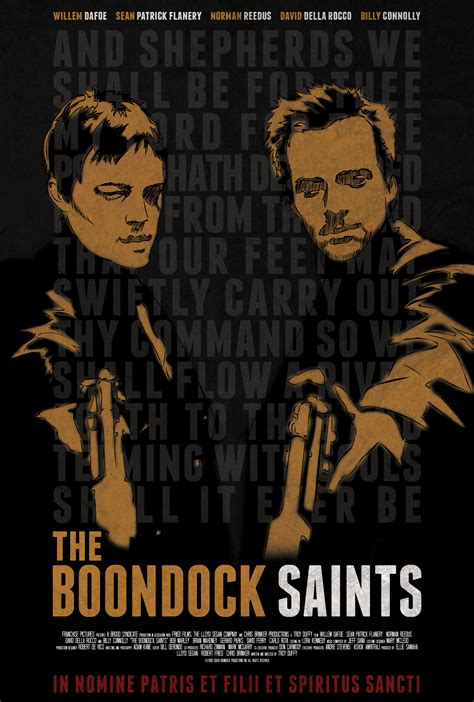 Movie Poster The Boondock Saints Illustration Time