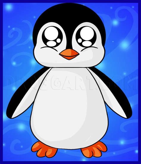 How To Draw A Baby Penguin Easy Tutorial 5 Steps Toons Mag
