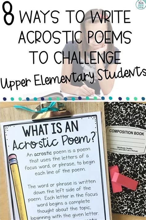 Challenge Students With These Unique Ways To Incorporate Acrostic
