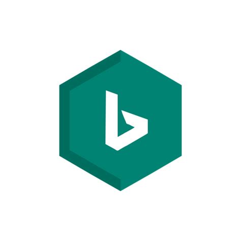 Bing Logo Icon Download In Flat Style