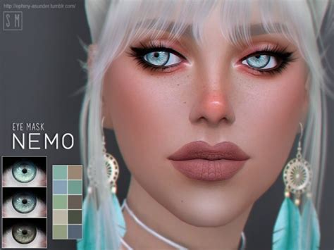 The Sims Resource Nemo Eye Mask By Screaming Mustard • Sims 4 Downloads