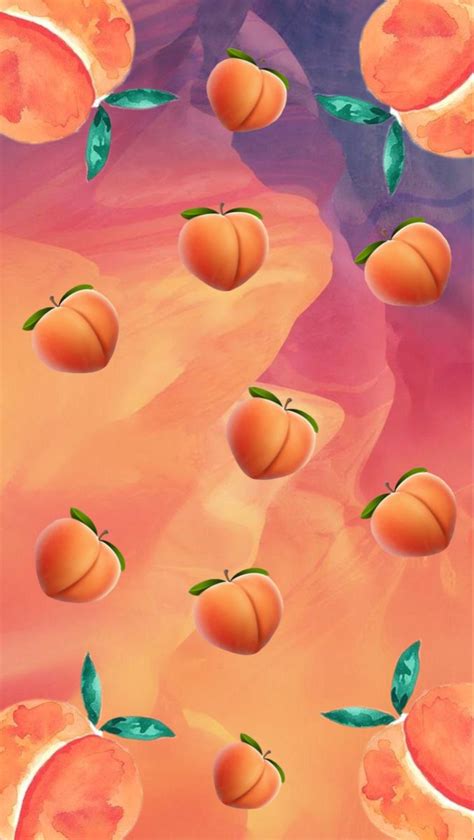 Peach Homescreen Wallpaper Peach Wallpaper Iphone Background Wallpaper