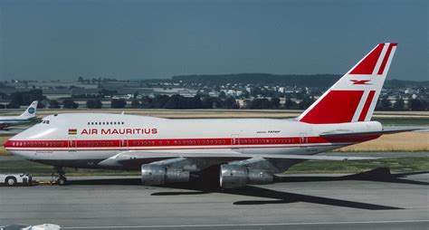 3b Nag Air Mauritius Boeing 747sp 44 Chateau De Reduit At Zrh 1986