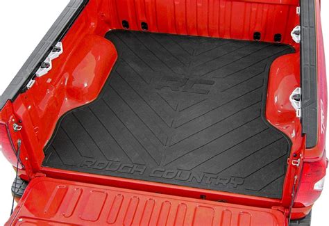 Rough Country Rubber Bed Mat For 2015 2022 Ford F 150 55 Ft Bed