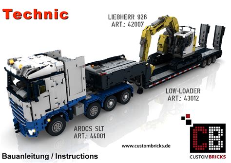 Custombricksde Lego Technik Modell Arocs Slt Rc Truck Custombricks
