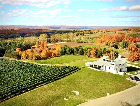This Delightful Northern Michigan Winery Is Perched Atop Leelanau
