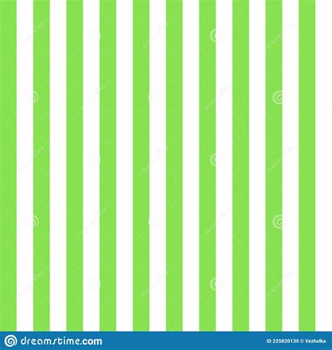 Green White Stripes Seamless Pattern Vector Illustration Stock Vector