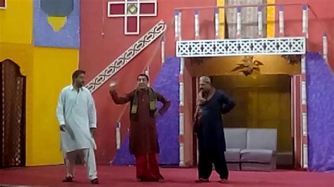 Zafri Khan Kosar Bhatti Sajjad Shoki Stage Drama Jugtain Babar