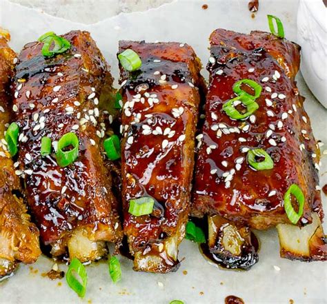 sticky asian ribs savor with jennifer