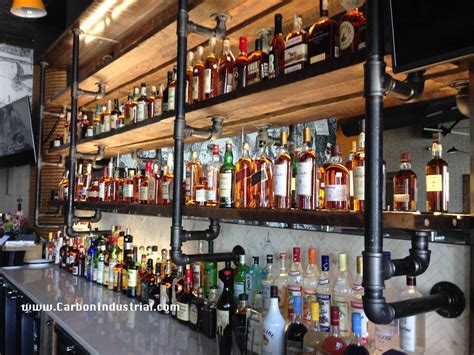 Pin By Carbon Industrial Design On Back Bar Shelving Building A Home