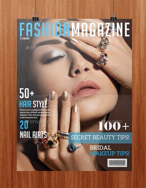 Free Fashion Magazine Cover Psd Template Free Psd Ui