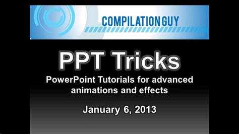 Aptat Advanced Powerpoint Tutorials And Tricks Youtube
