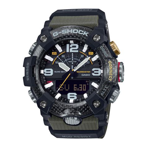 The face is illuminated by a double led light and protected by a. G-Shock Mudmaster Superior horloge GG-B100-1A3ER