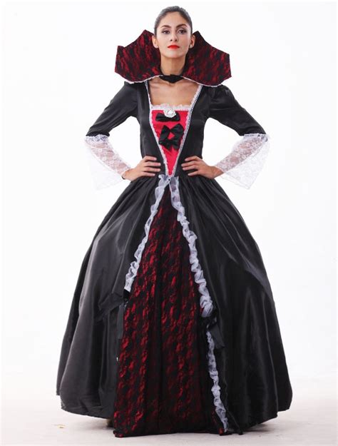 Top Quality 2017 Women Zombies Evil Queen Cosplay Costume Sexy