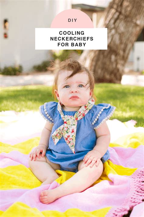 Diy Cooling Neckerchiefs That Snap For Babies — Sugar And Cloth