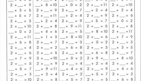 13 Best Images of Math Timed Worksheets 100 Problems - 100 Addition