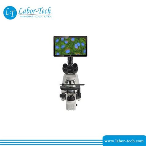 97 Inch Lcd Digital Microscope 100x Objective With 5 Million Pixel