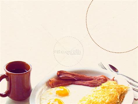 Mens Breakfast Powerpoint Template Powerpoint Sermons