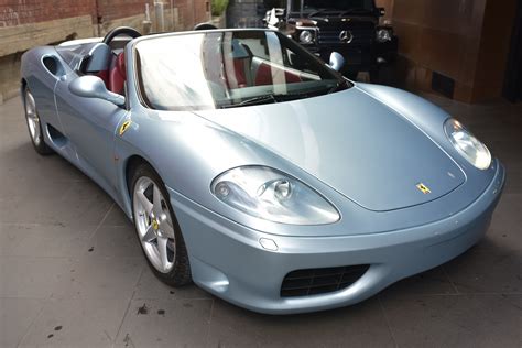 It succeeded the ferrari f355 and was replaced by the ferrari f430 in 2004. 2003 Ferrari 360 Spider F1 Convertible 2dr Seq. Mac 6sp 3.6i