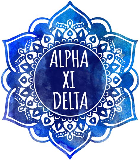 Alpha Xi Delta Mandala Air Freshener Sororityshop