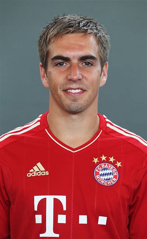 Munich Germany July 12 Philipp Lahm Of Bayern Muenchen Poses During