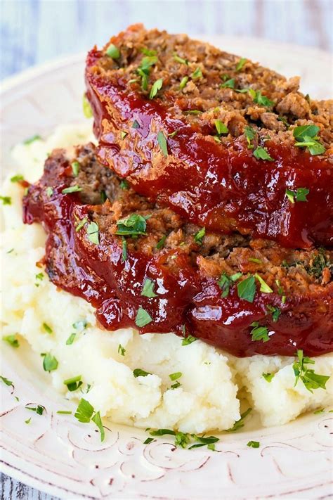 The Best Meatloaf Recipe Classic Meatloaf With Ketchup Glaze This