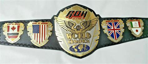 Roh World Wrestling Heavyweight Championship Belt Etsy